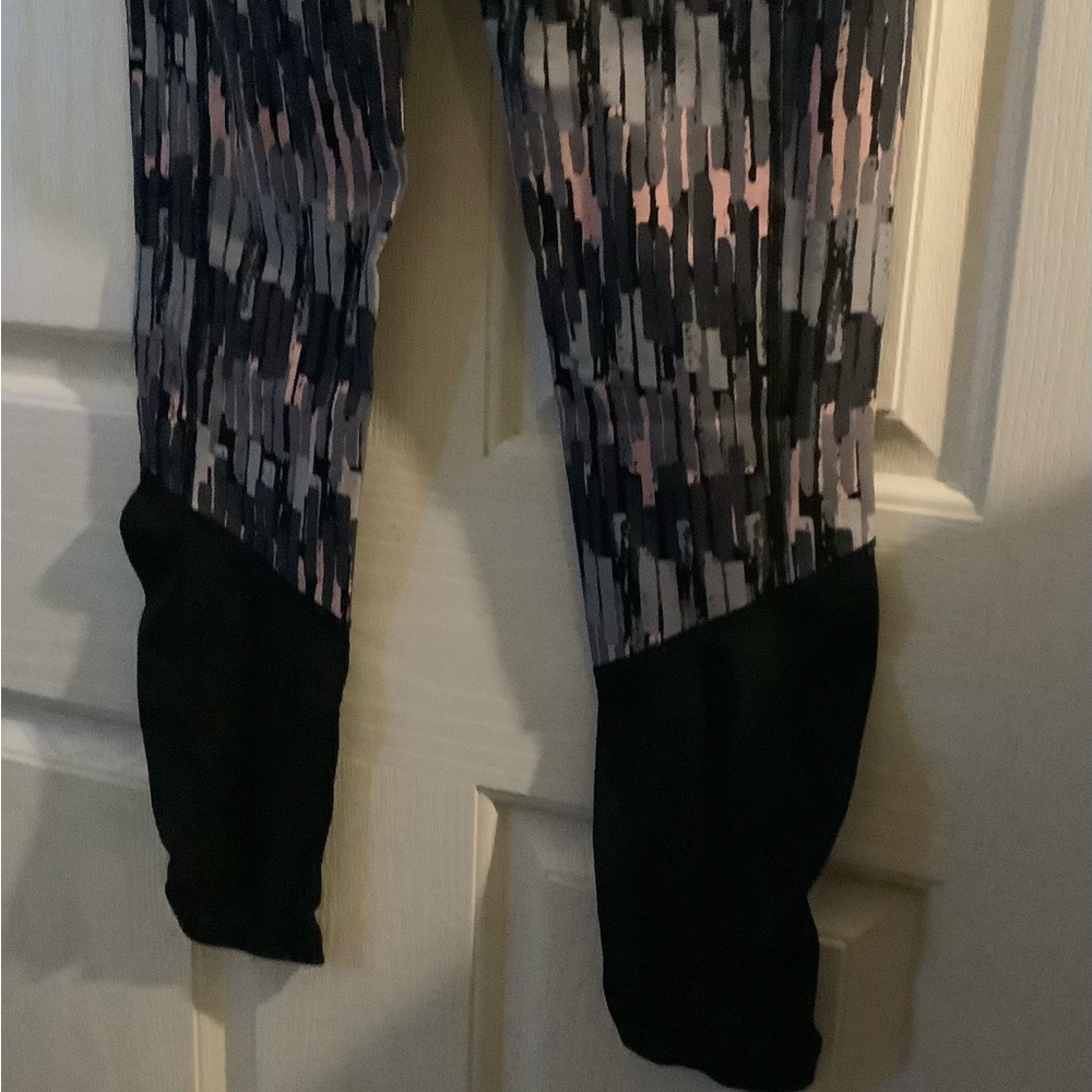 Calvin Klein Brand workout leggings, black, gray, pink colors, size M. - Picture 9 of 16